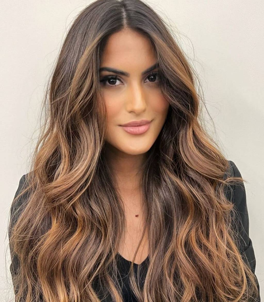 cabelo-castanho-iluminado-tendencia Cabelo castanho iluminado