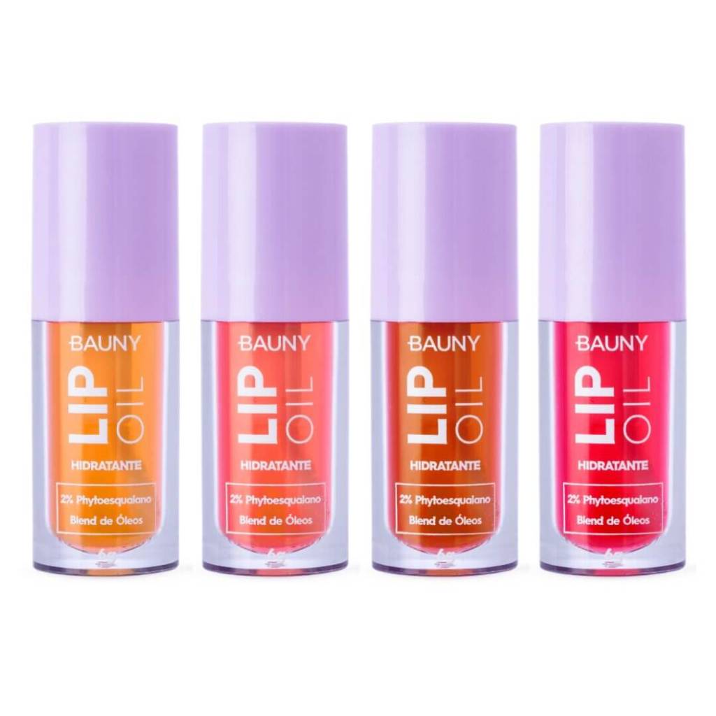 lipoil-bauny Os quatro lip oils da Bauny