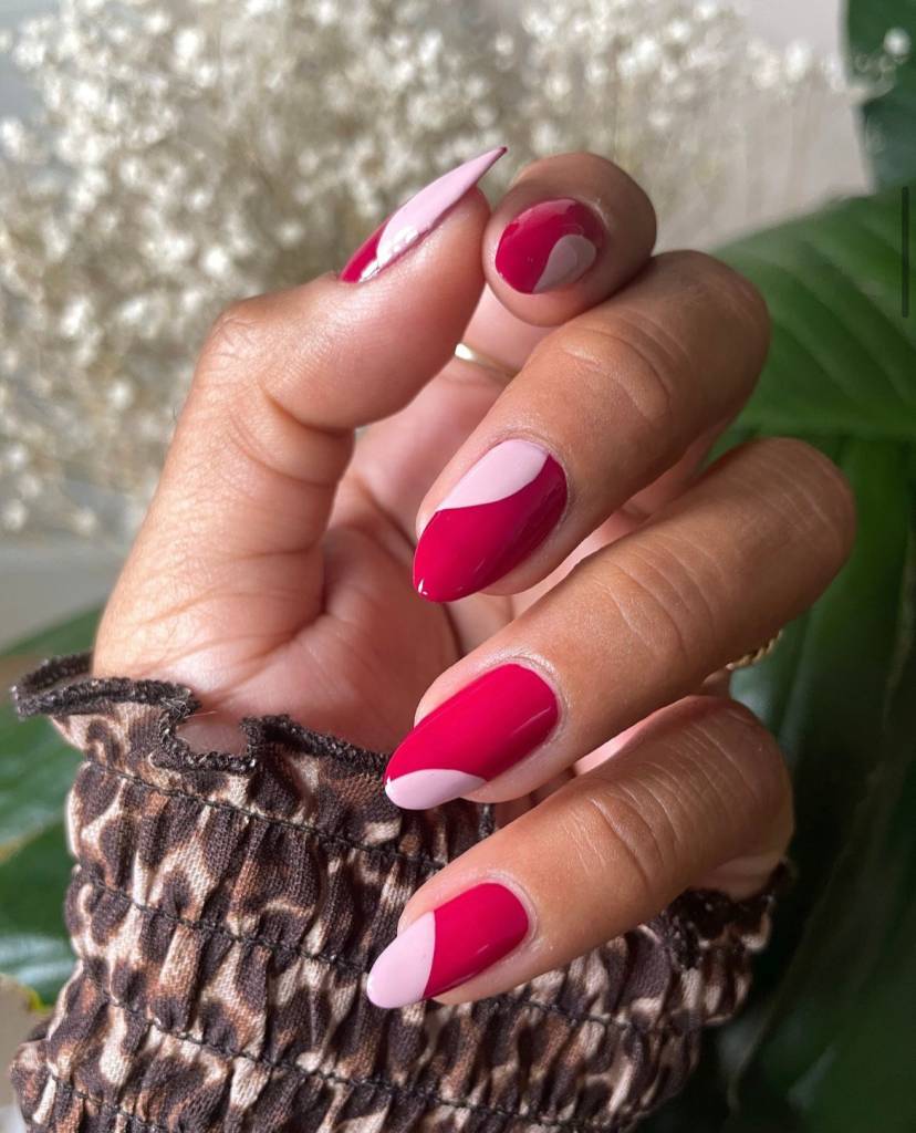 nail-arts-para-dia-dos-namorados-5 nail arts dia dos namorados formas orgânicas