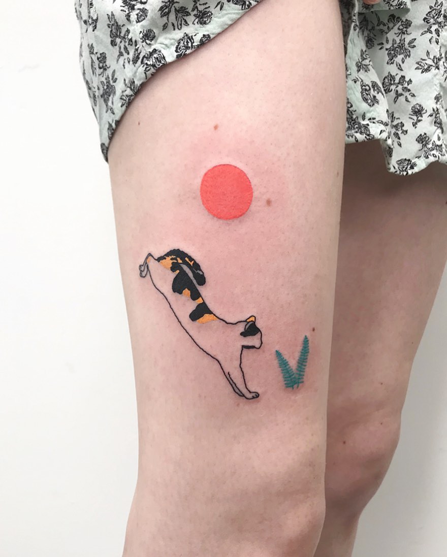 tatuagem-delicada-com-gato Tatuagem delicada com gatos