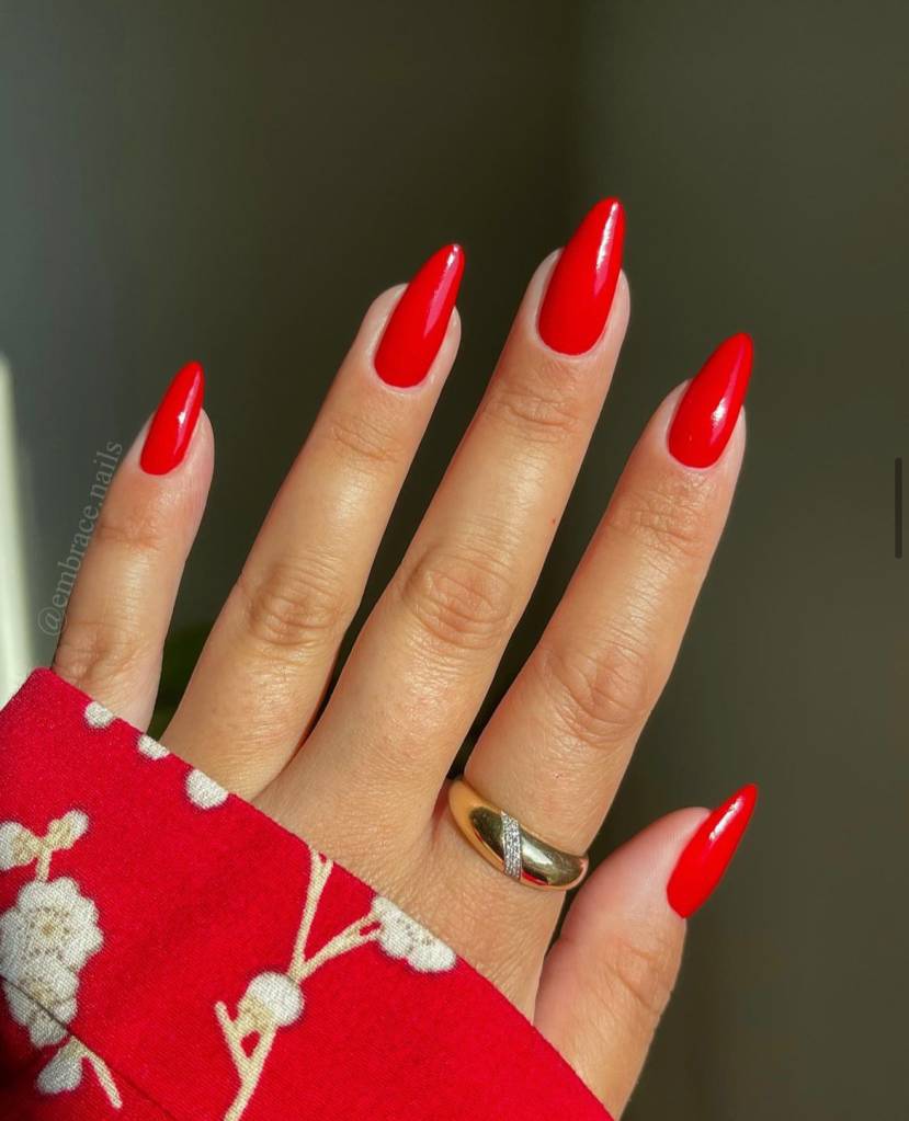 unhas-vermelhas-elegantes-para-inspirar-2 unhas vermelhas e elegantes