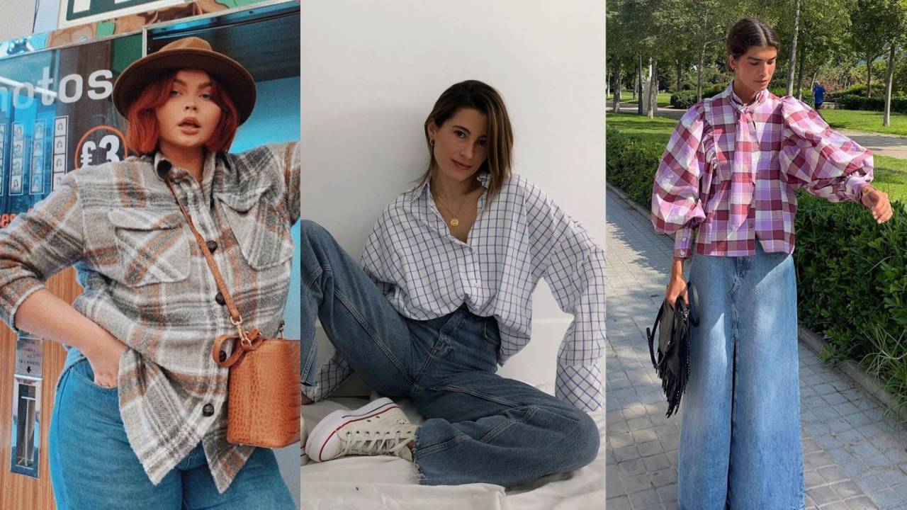 Looks com camisa xadrez