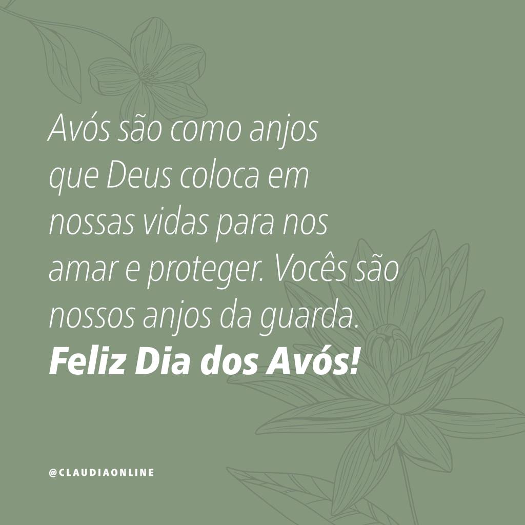 mensagens dia dos avos6 Mensagens e frases de Dia dos Avós para compartilhar no Whatsapp.