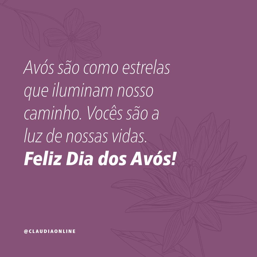 mensagens dia dos avos7 Mensagens e frases de Dia dos Avós para compartilhar no Whatsapp.