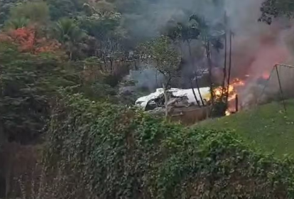 Avião de Cascavel cai em São Paulo