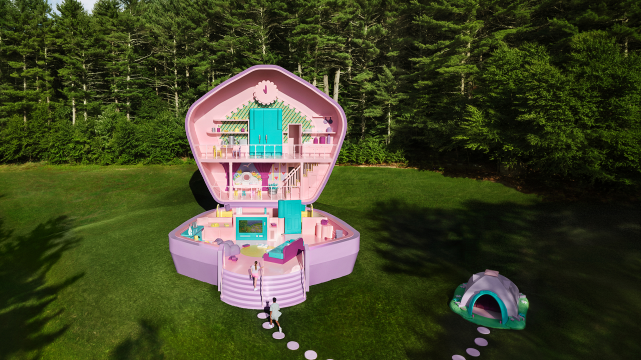 Casa da Polly Pocket em tamanho real