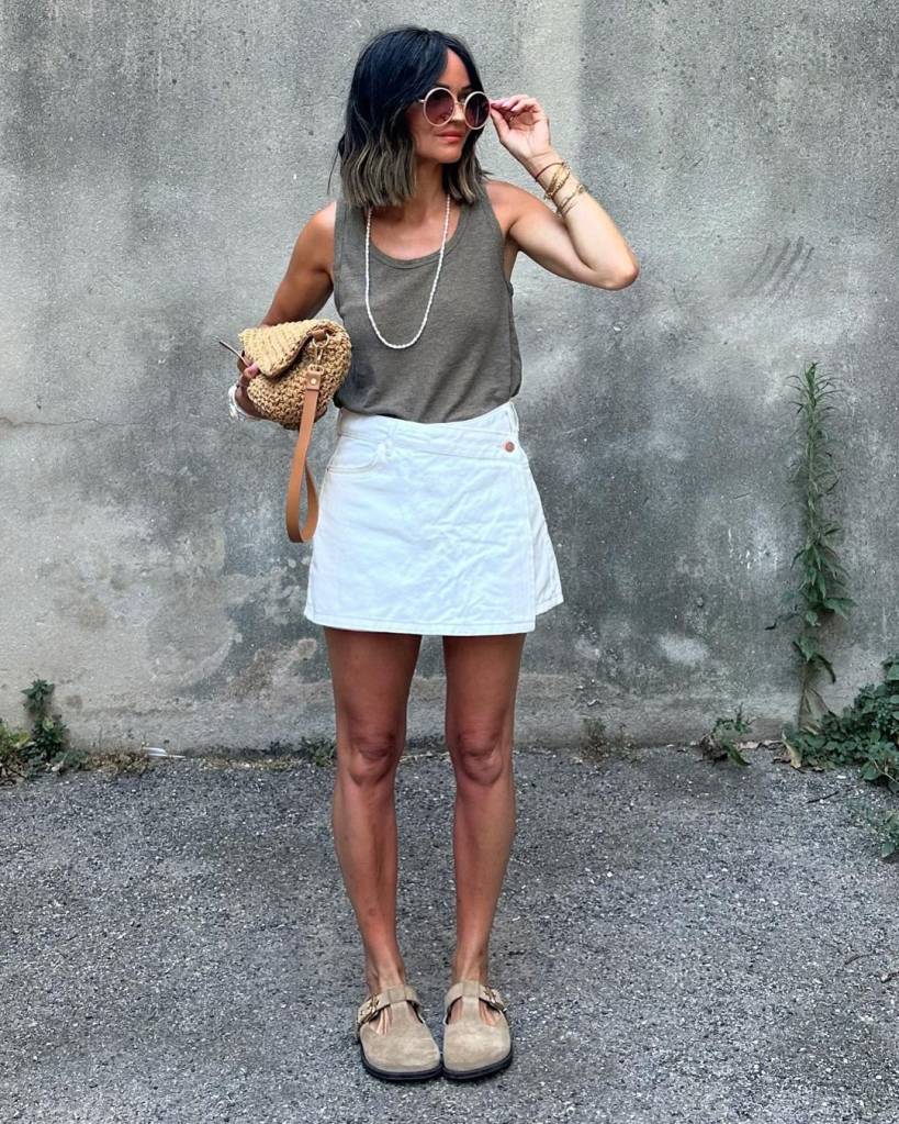 look com mule de camurça