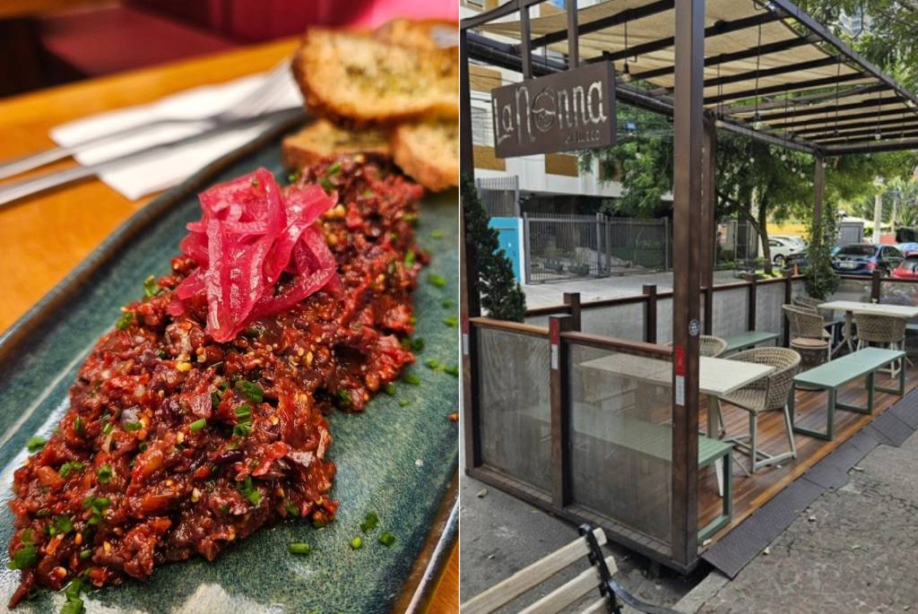restaurantes-dia-dos-pais-la-nonna-di-luca Tartar de tomate seco é entrada imperdível do La Nonna di Luca, que também conta com ambiente na calçada