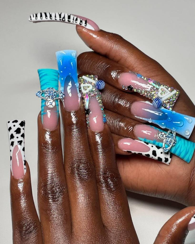 duck-nails-unhas-tendência Duck Nails: o que são e como usar a tendência inusitada para as unhas?