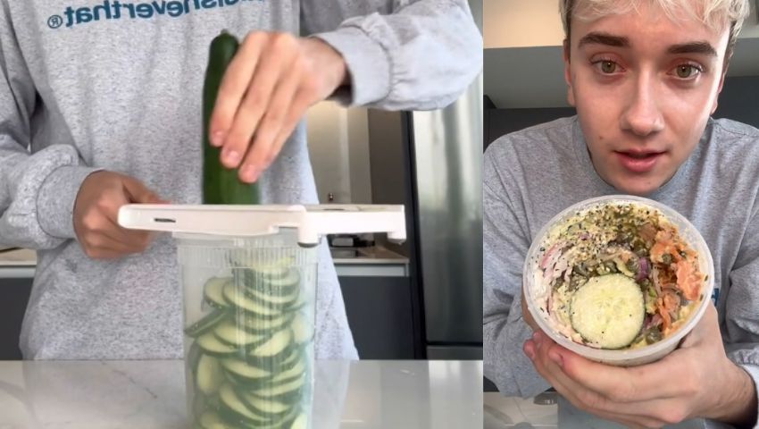 Receita de pepino que viralizou no TikTok