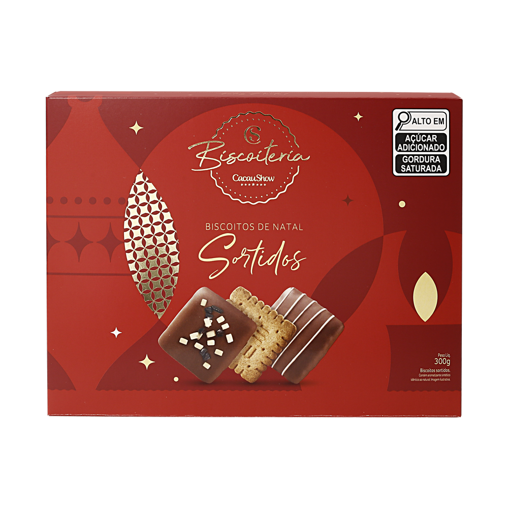 biscoitos de natal cacau show Cacau Show Biscoitos de Natal Sortidos