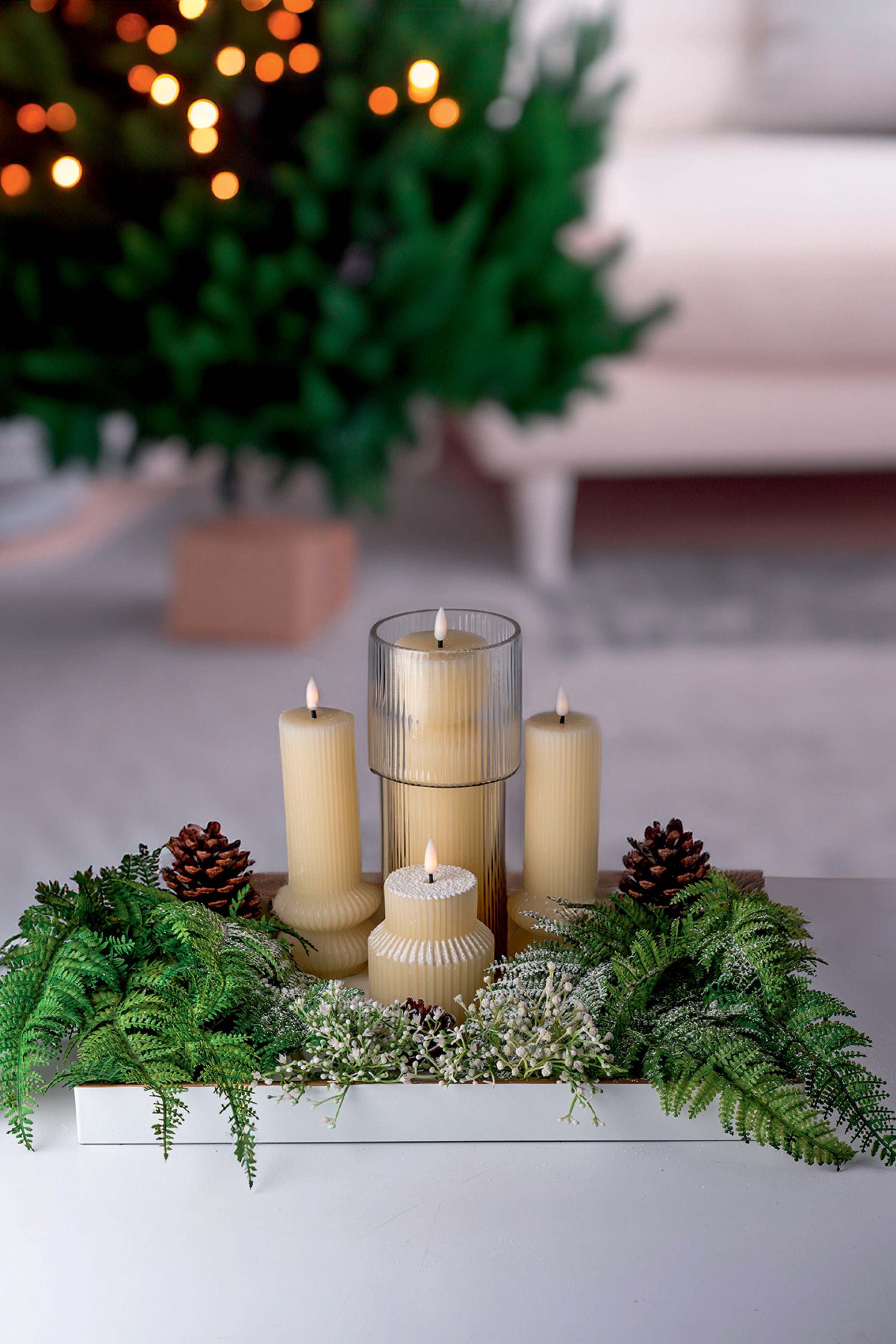 Tend&ecirc;ncias de mesa posta de Natal