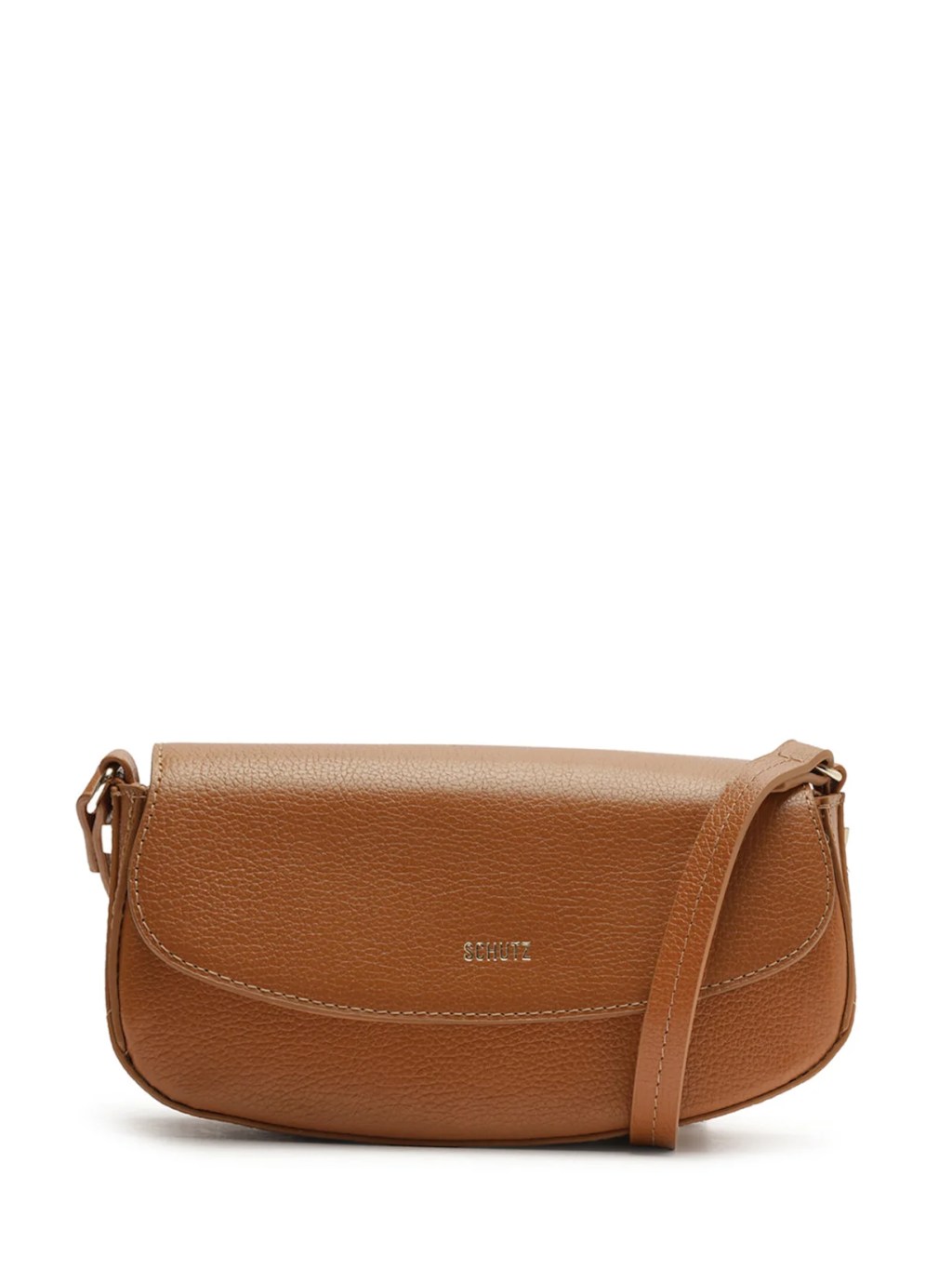 Bolsa de couro marrom