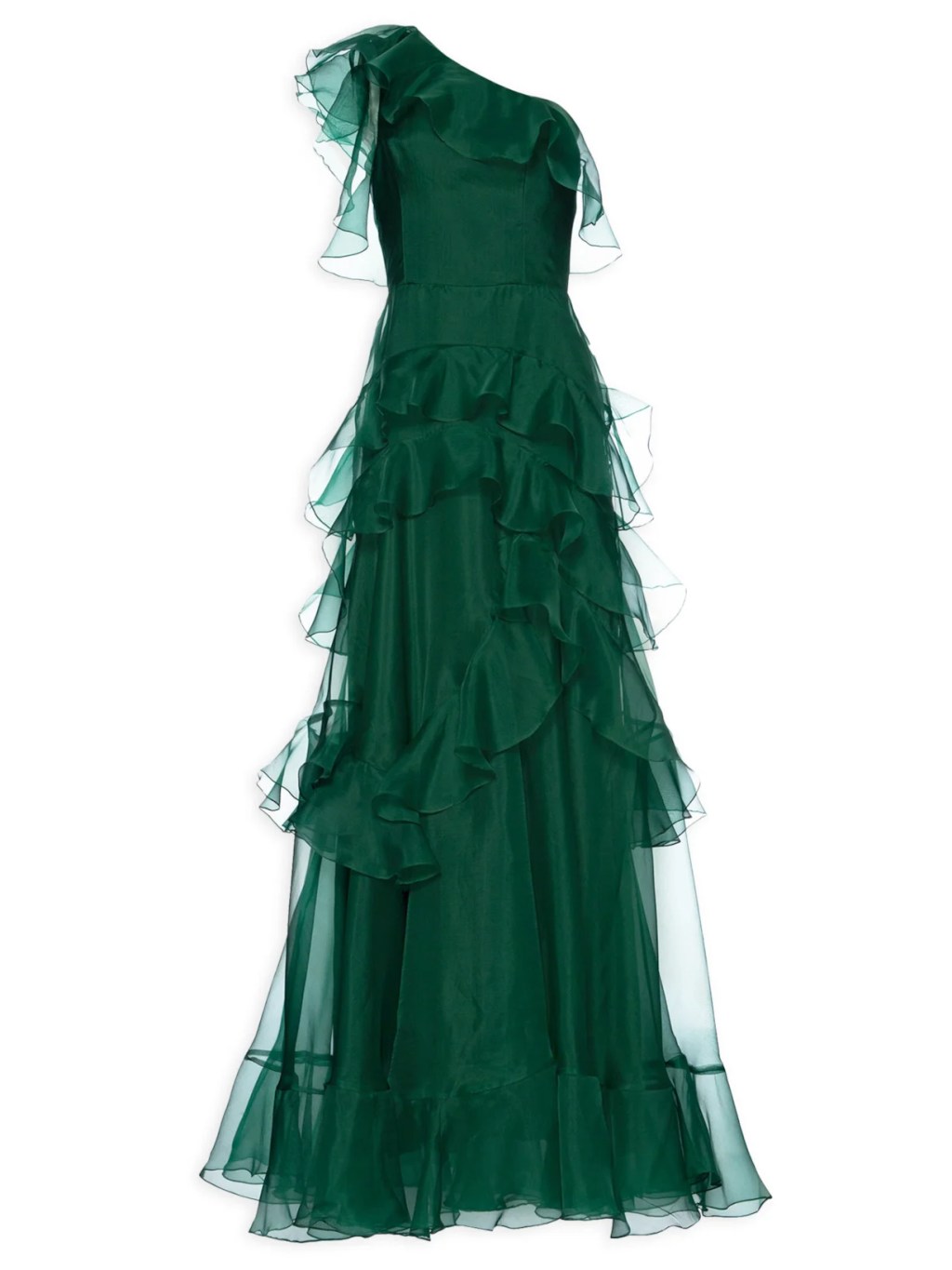 Vestido longo verde
