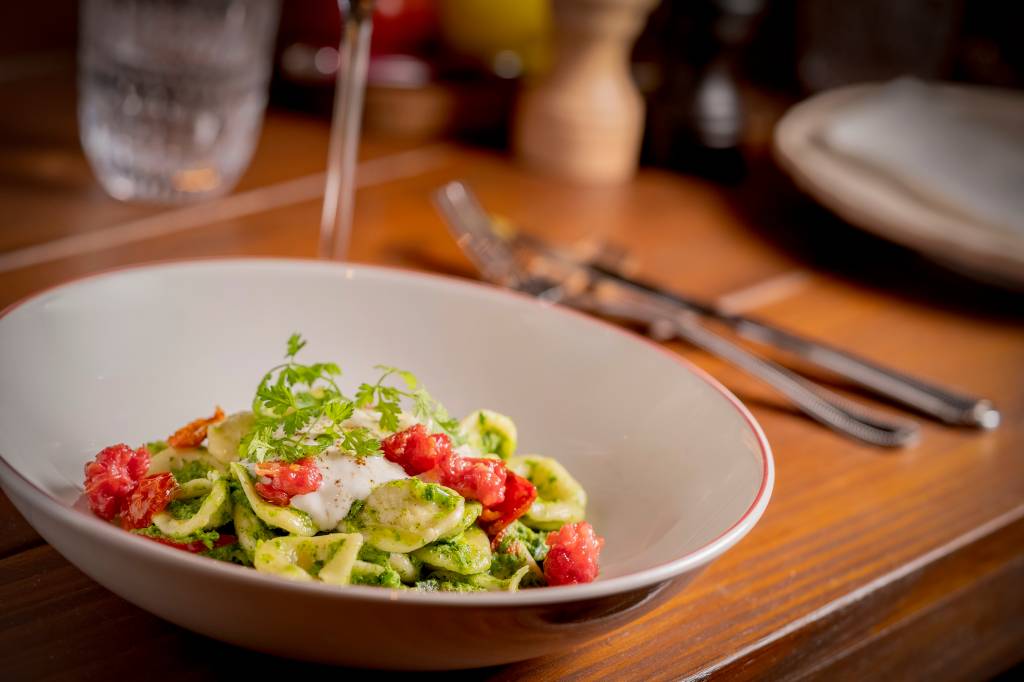 Receita de orecchiette com molho de brócolis