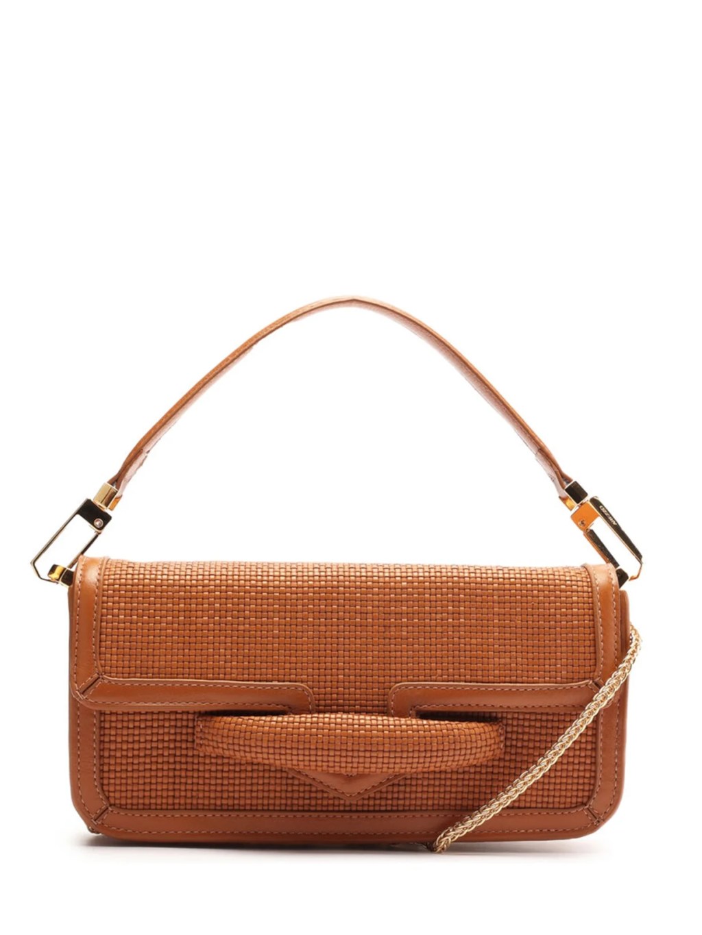 Bolsa de couro marrom