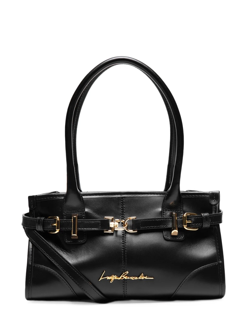 Bolsa de couro preta