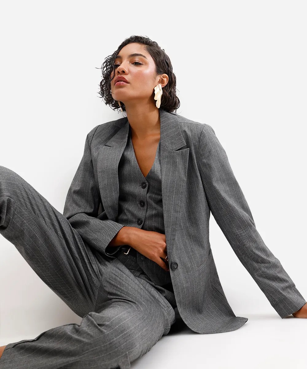 Blazer cinza