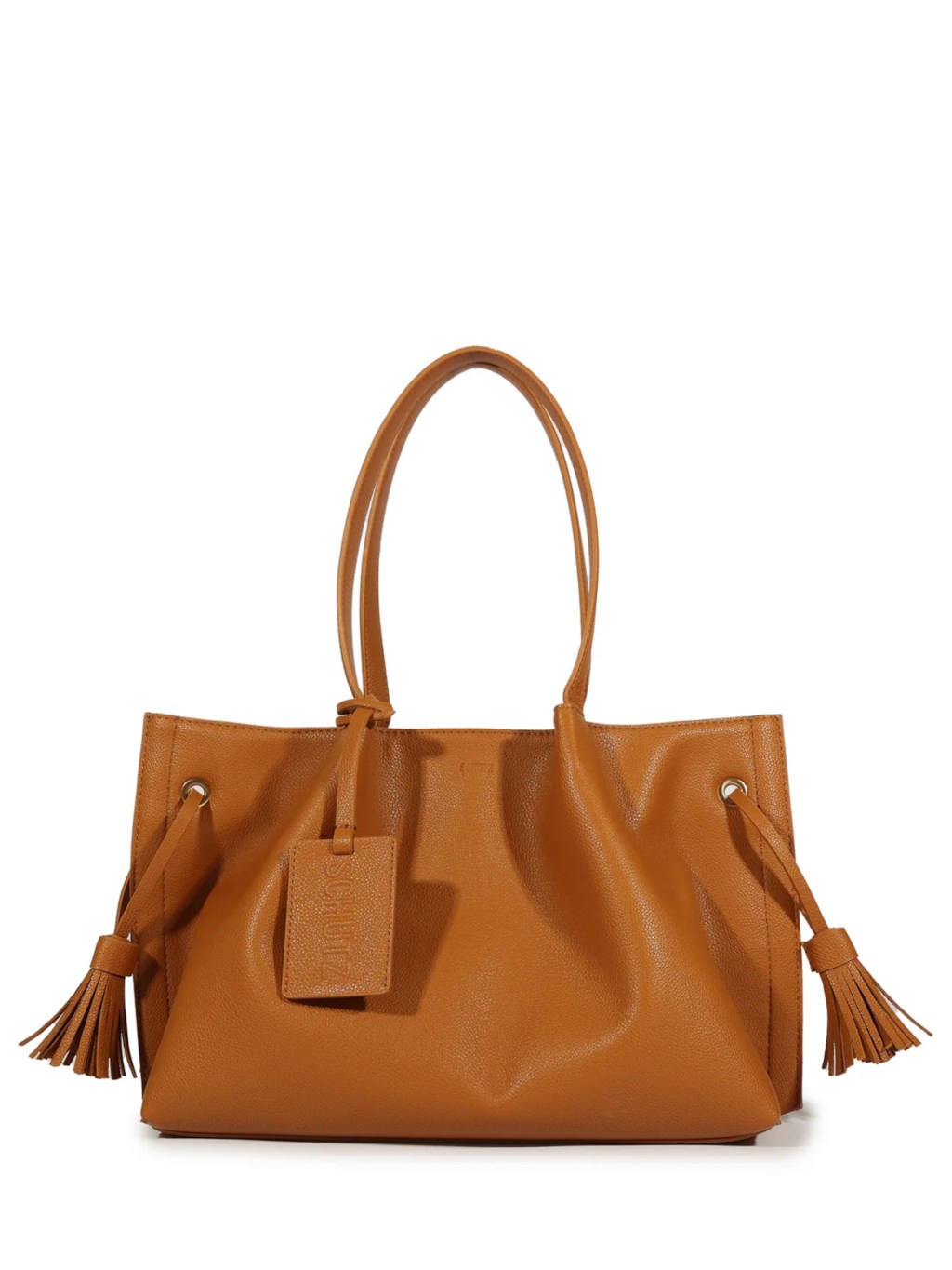 Bolsa de couro marrom