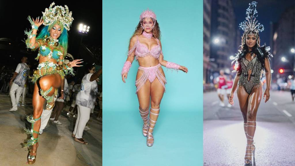 5 famosas que vão ser rainhas de bateria no Carnaval 2025