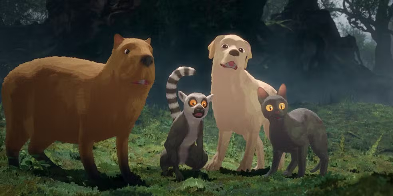 Diversos animais aparecem na animação Flow, que concorre a 2 Oscars