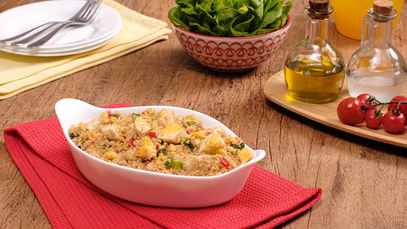 Farofa fácil de bolacha salgada