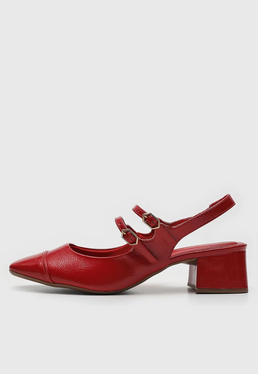 Slingback vermelho