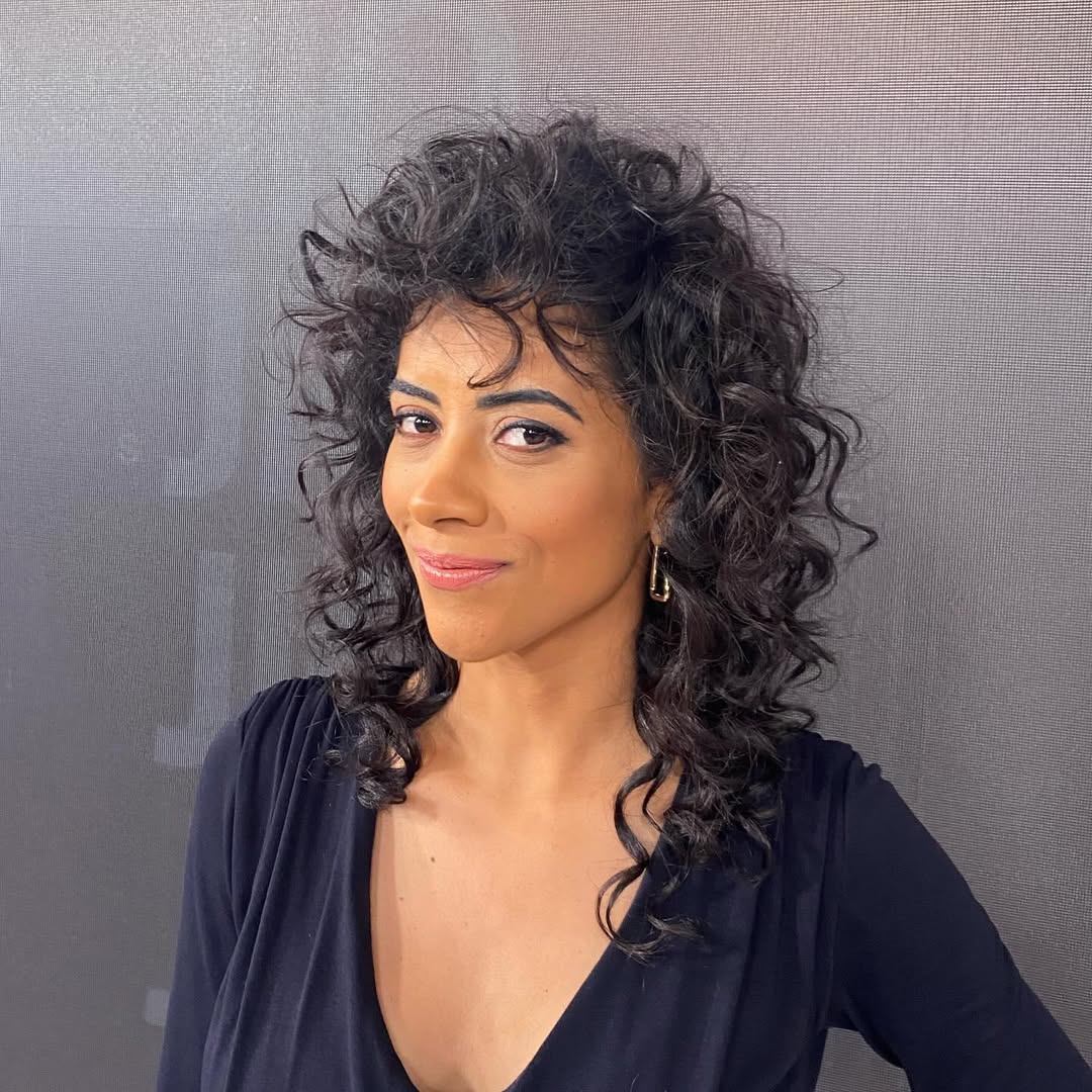 Aline Midlej faz sucesso tamb&eacute;m com seu cabelo