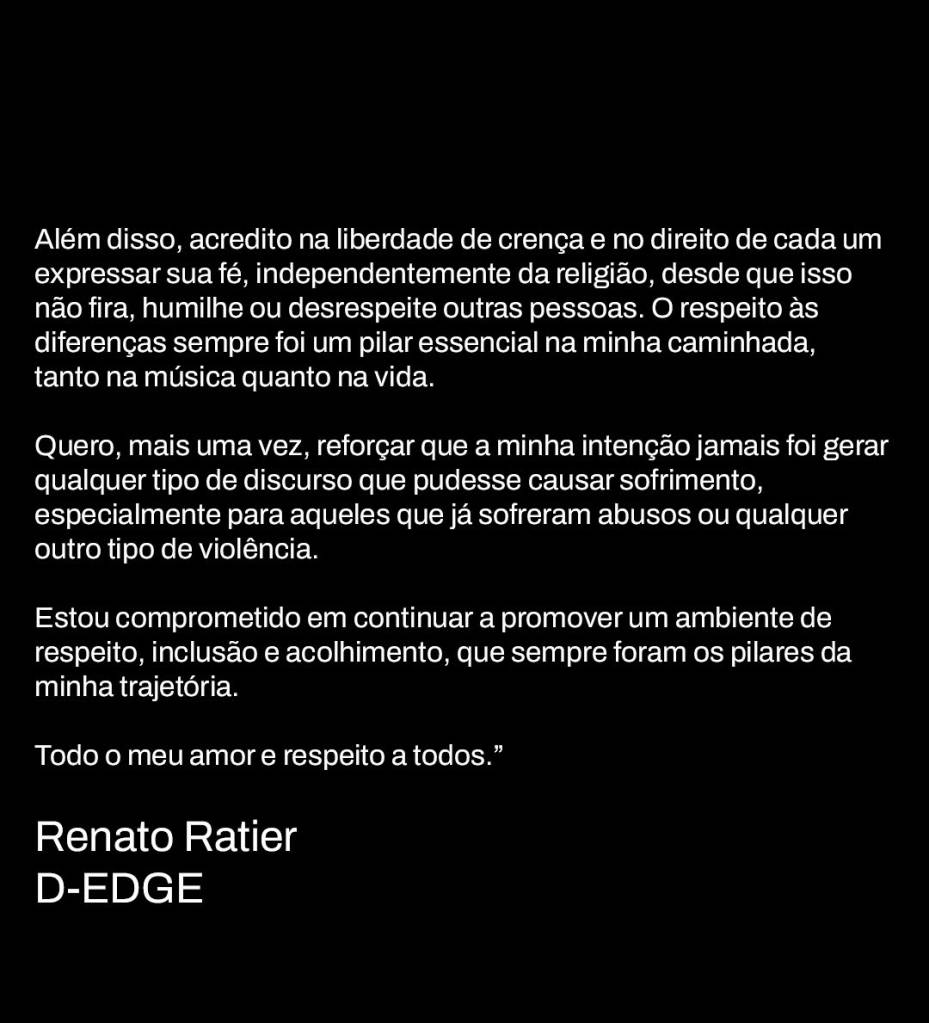 baby-abuso-the-edge-3 Comunicado de Renato Ratier, dono da D-Edge, sobre o culto feito por Baby do Brasil