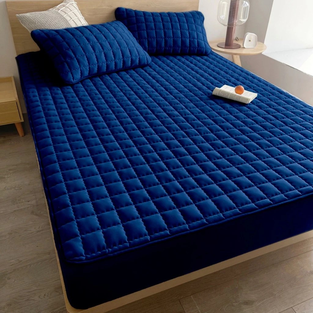 Lençol impermeável azul