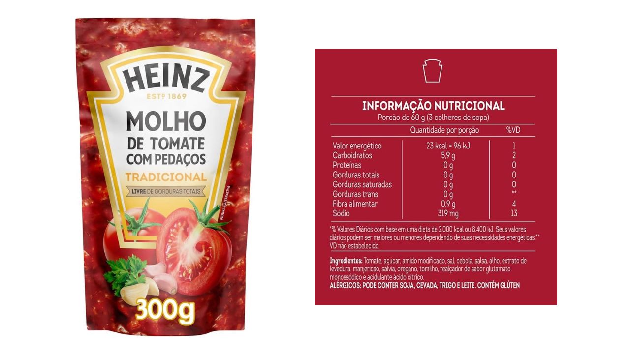 Qual o melhor molho de tomate do mercado
