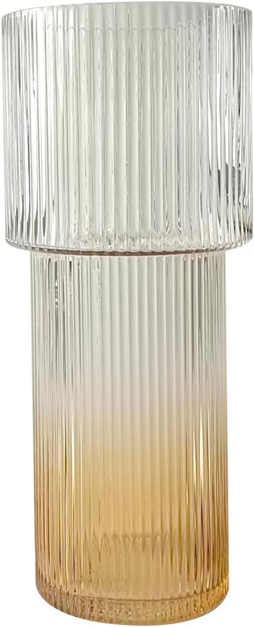Vaso full fit âmbar para decoração de ambientes