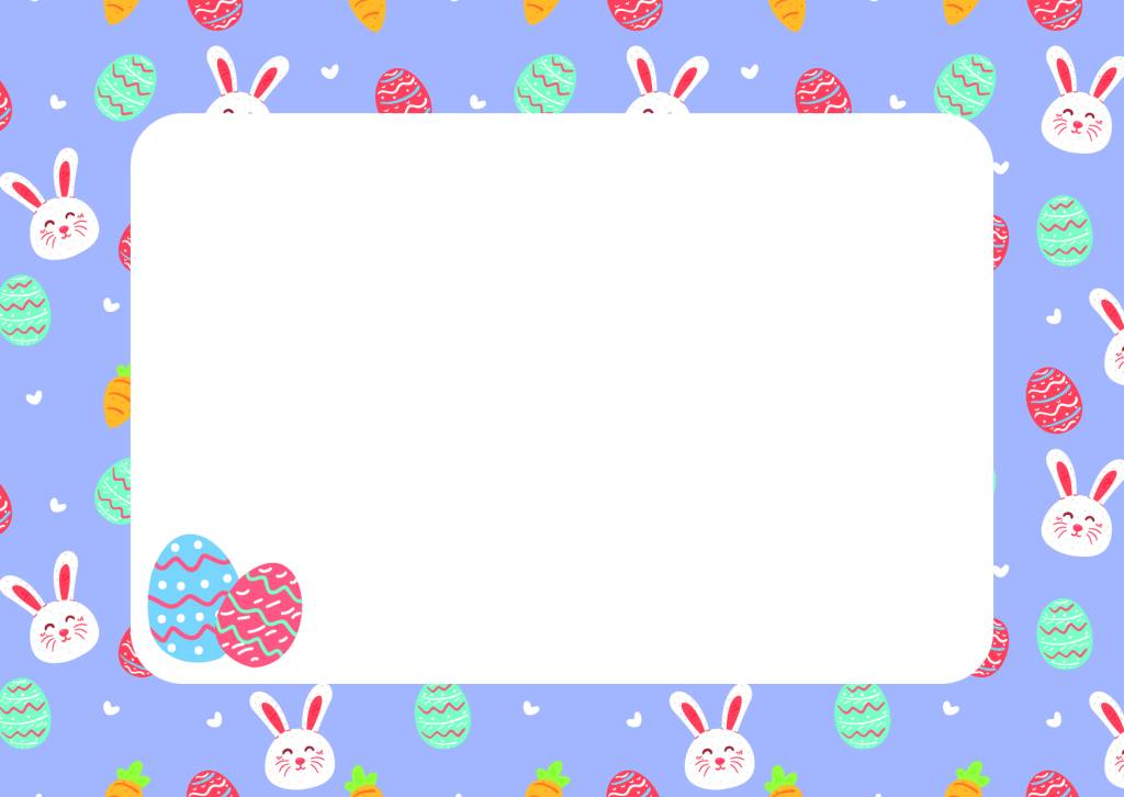 Cartão de Páscoa para imprimir.