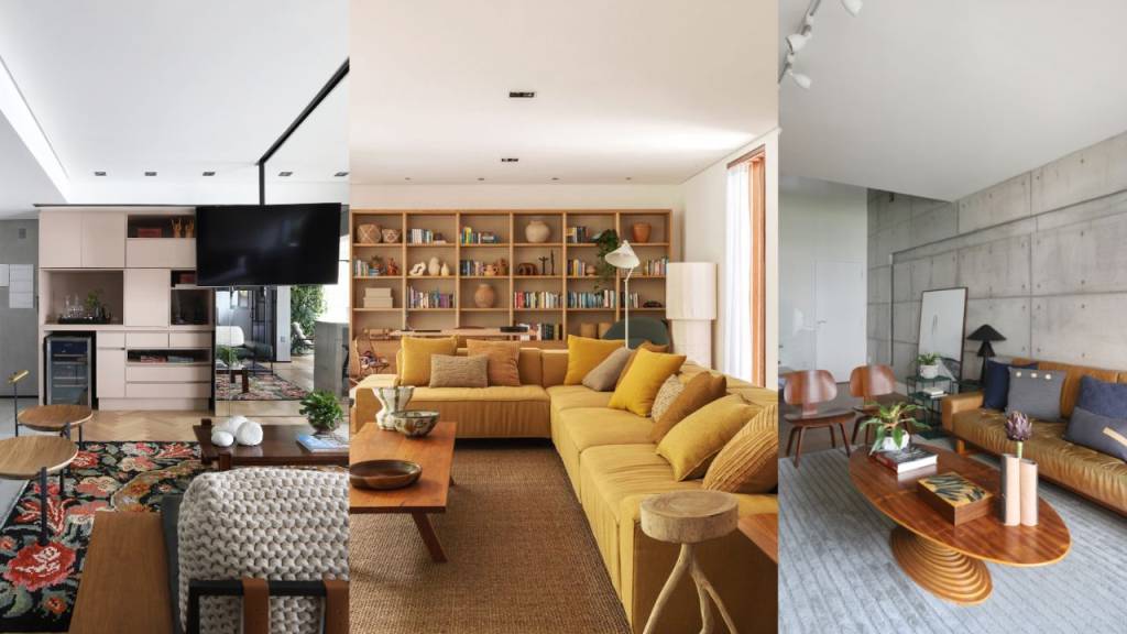 4 paletas de cores modernas para transformar sua sala de estar
