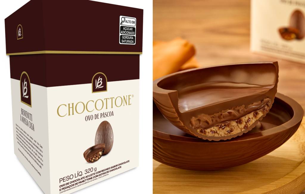 Ovo de Páscoa Chocottone, da Casa Bauducco