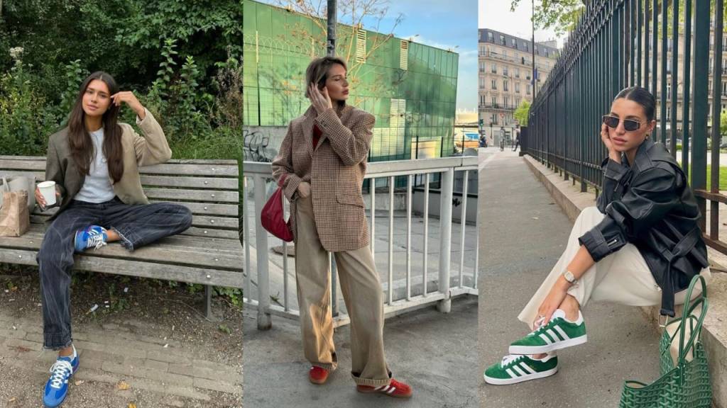 Tênis coloridos femininos: 7 inspirações elegantes para usar no trabalho