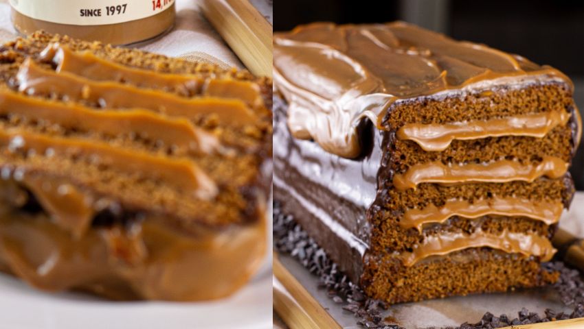 Receita de bolo de pão de mel fácil e prático