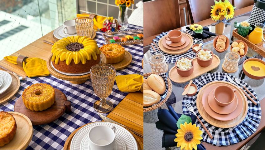 6 dicas para criar uma linda mesa posta de Festa Junina