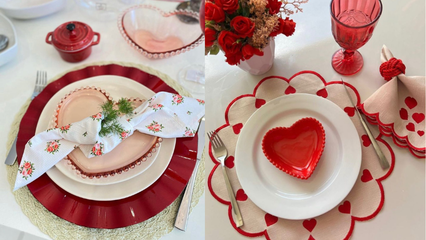 5 inspirações de mesa posta para o Dia dos Namorados