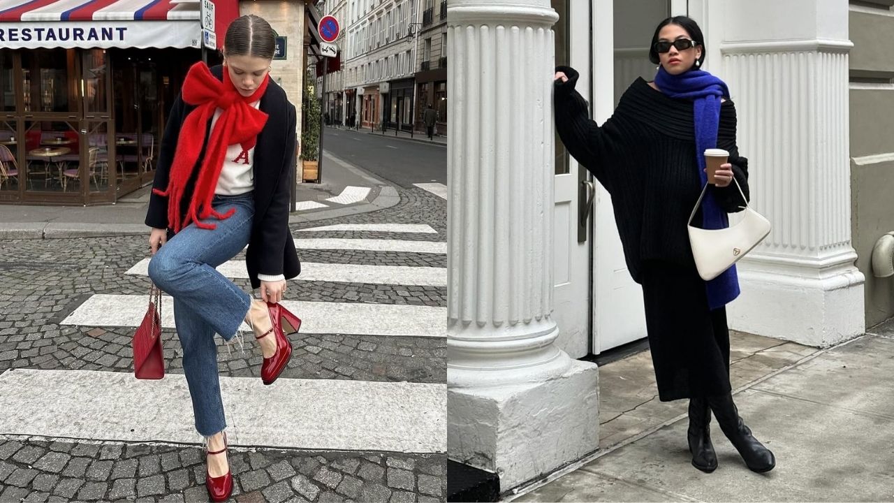 As composi&ccedil;&otilde;es com cachecol v&atilde;o dominar os looks neste inverno!