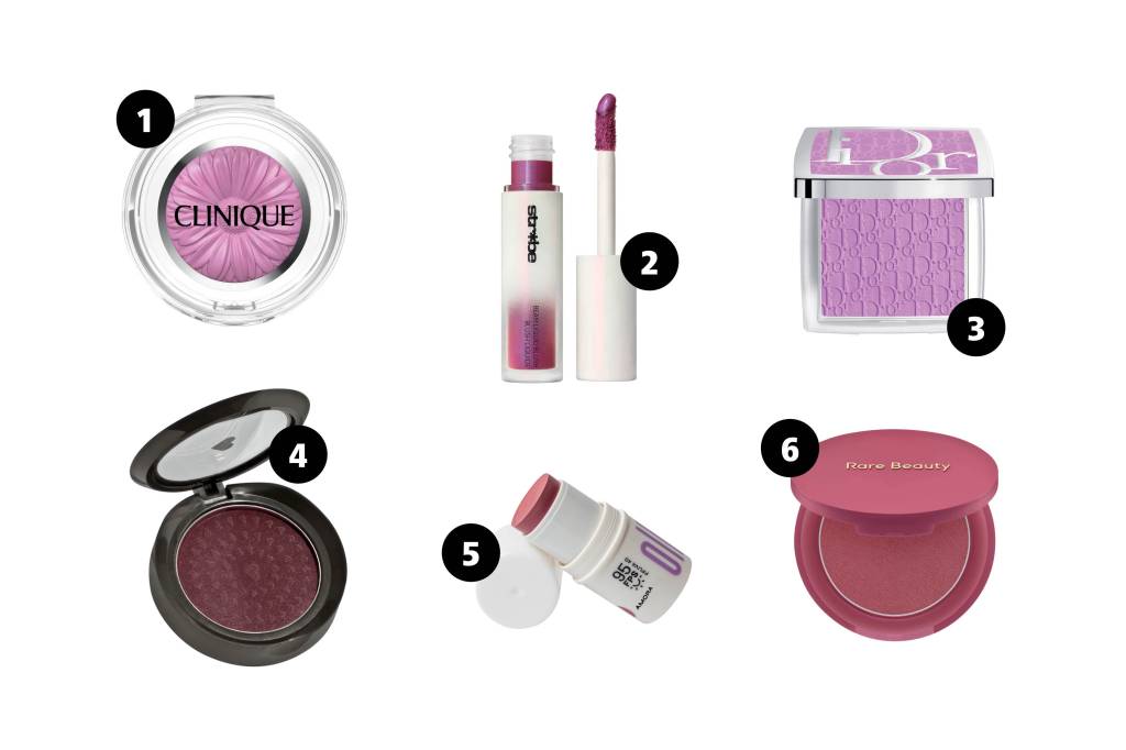 6 blushes em diferentes tons de lilás para testar já