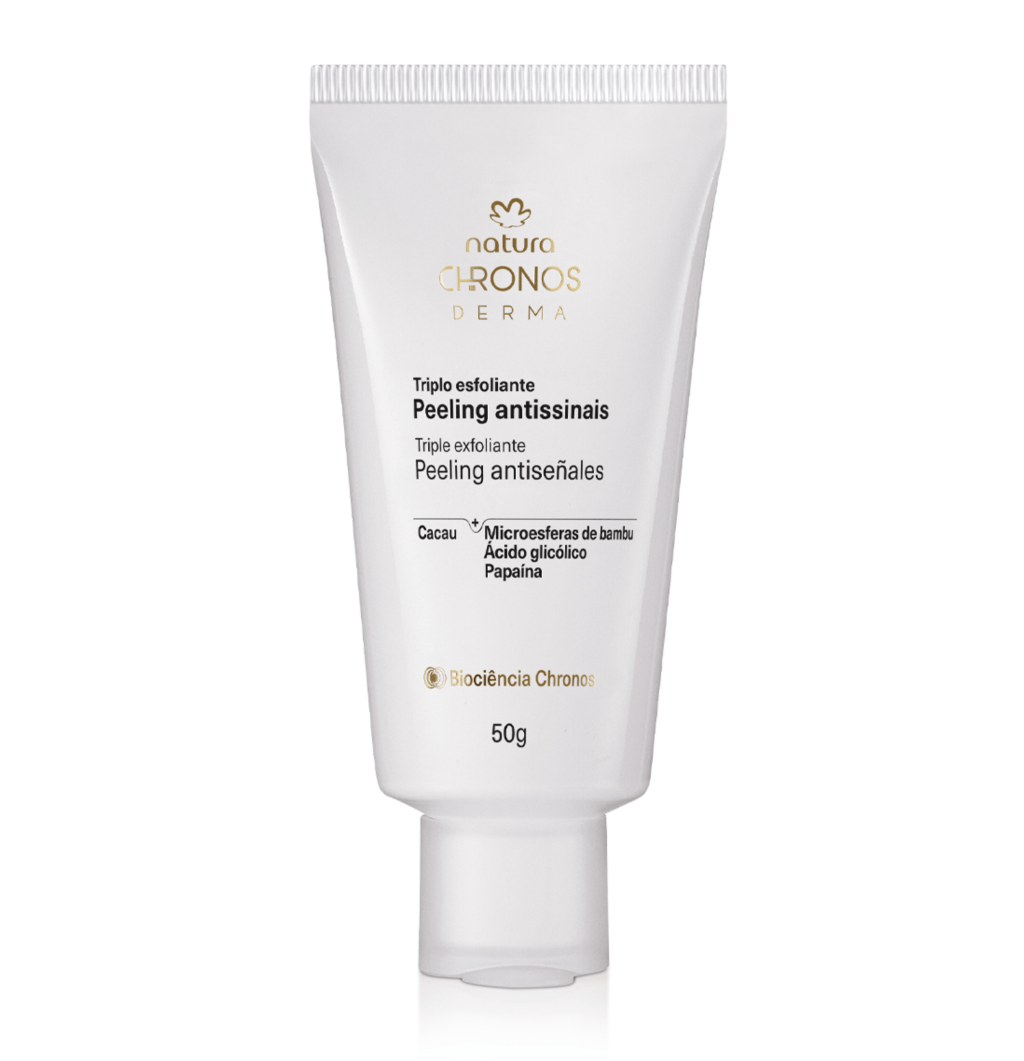 Triplo Esfoliante Peeling Antissinais Chronos Derma, de Natura