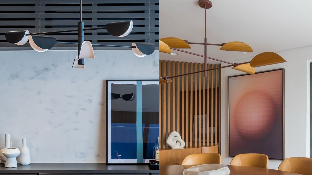 As lumin&aacute;rias curvadas aparecem em v&aacute;rios projetos de dec&oacute;r