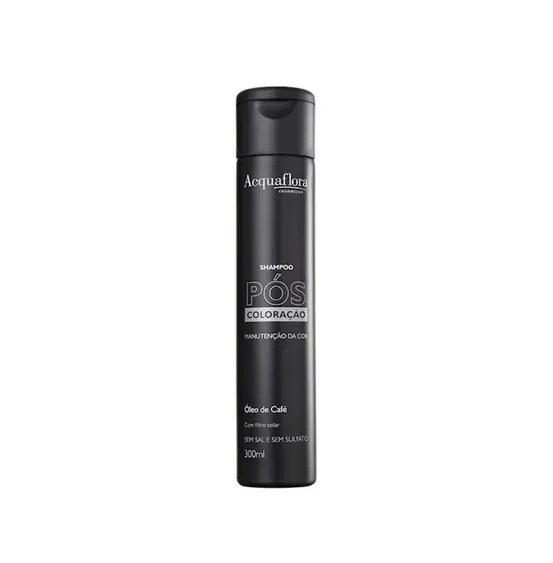 Embalagem do shampoo Pós-Coloração da Acquaflora para cabelos coloridos