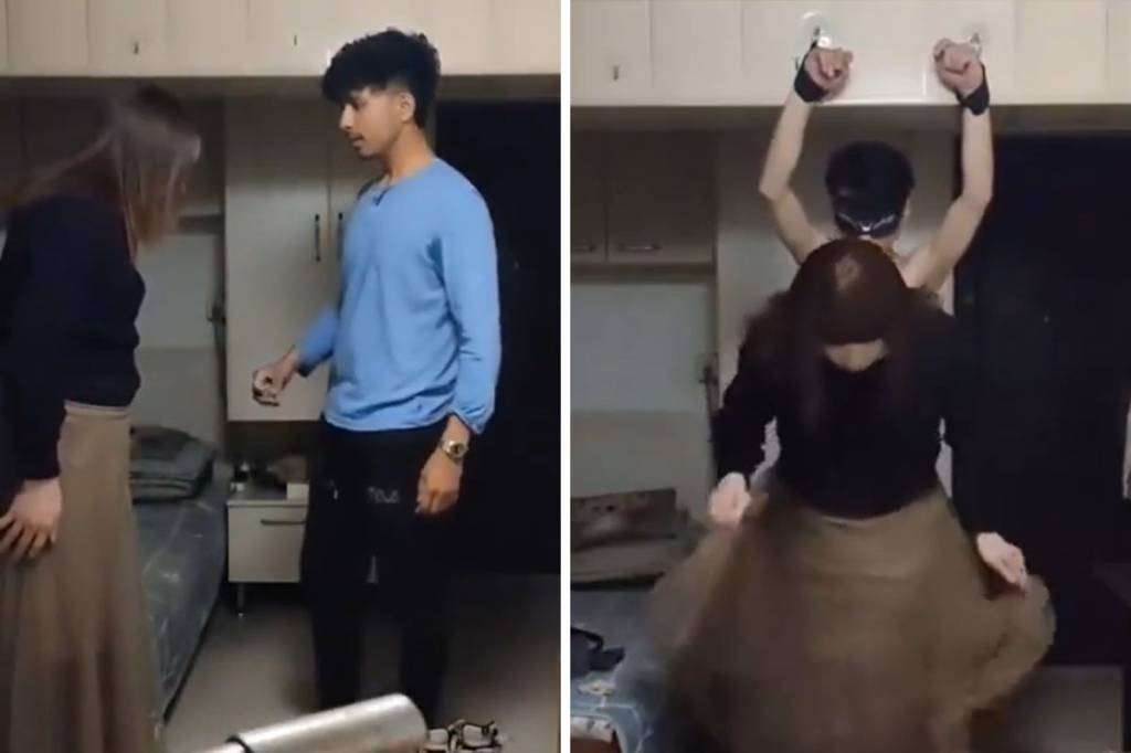 Capturas dos vídeos criminosos capturados por Sister Hong.