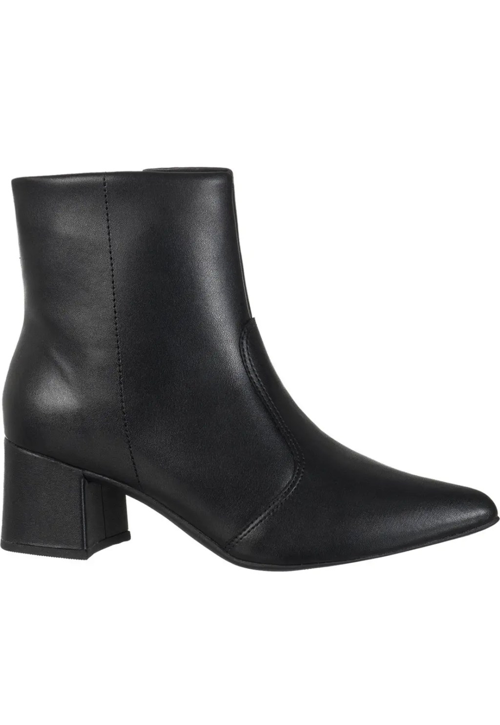 Bota de couro preta