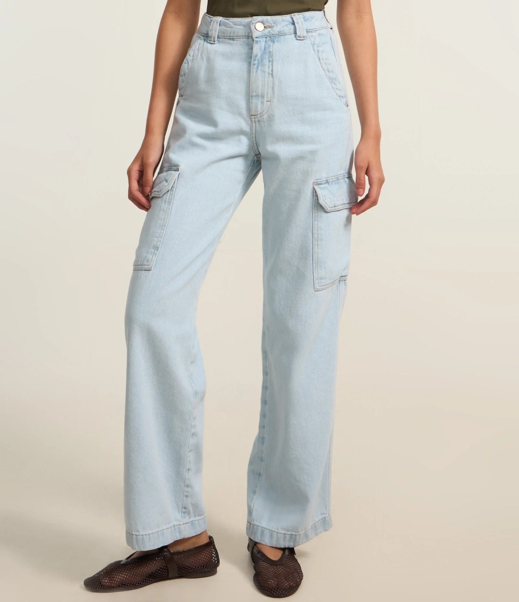 Calça reta comfort jeans