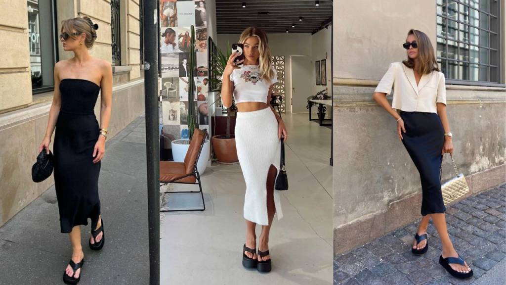 O chinelo que vai bombar no verão 2026: 6 ideias para usar já