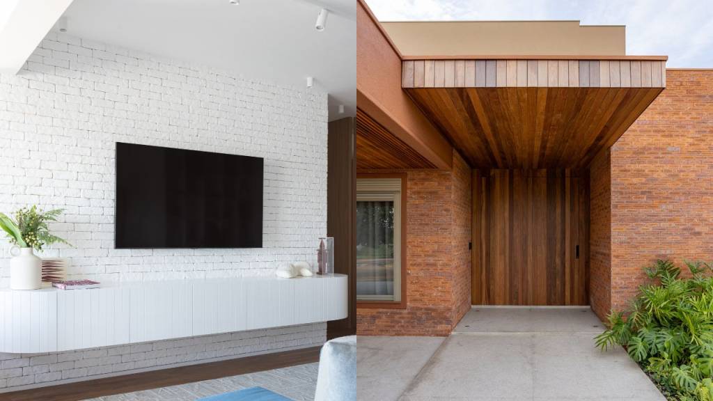 8 projetos com tijolinho aparente que vão encantar sua decoração