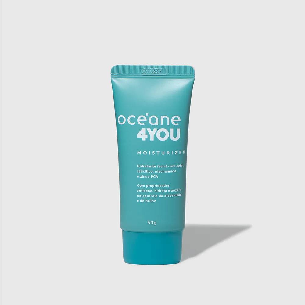 Océane 4You Moisturizer: hidratação leve com niacinamida e ácido salicílico